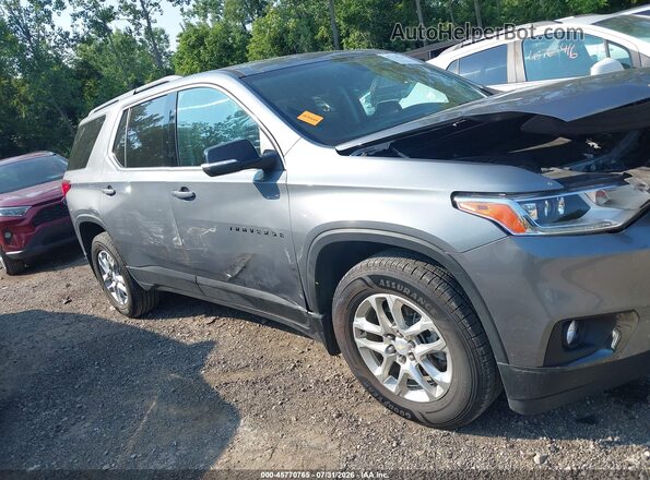 1GNEVGKW8MJ126860 2021 CHEVROLET TRAVERSE Silver უკანა სალონის ხედი