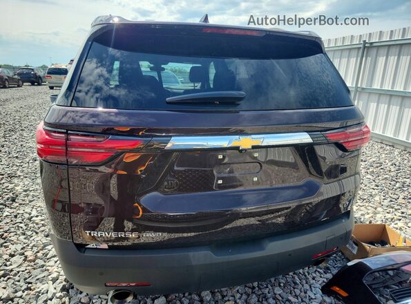 1GNEVGKW8NJ189118 2022 CHEVROLET TRAVERSE Maroon Rear view
