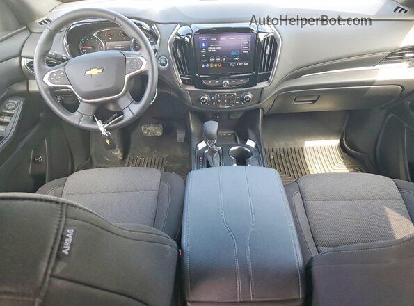 1GNEVGKW8PJ288945 2023 CHEVROLET TRAVERSE Silver Вид панелі приладів