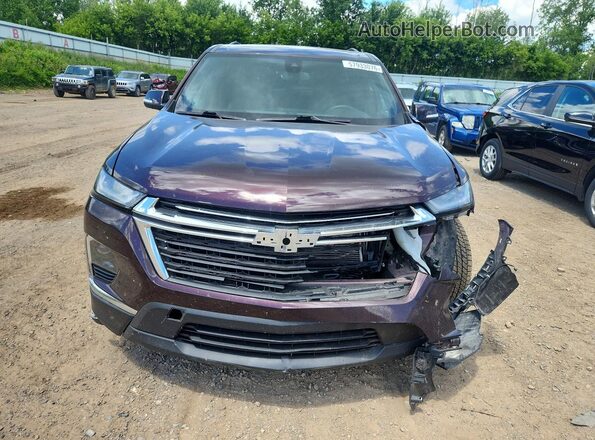 1GNEVGKW9PJ291515 2023 CHEVROLET TRAVERSE Burgundy წინა ხედი