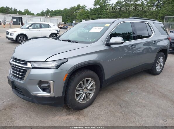 1GNEVGKW9PJ337327 2023 CHEVROLET TRAVERSE Gray Передня ліва чверть