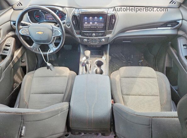 1GNEVGKWXMJ102642 2021 CHEVROLET TRAVERSE Maroon Vista del salpicadero