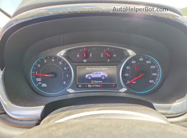1GNEVGKWXMJ102642 2021 CHEVROLET TRAVERSE Maroon Vista del cuadro de instrumentos