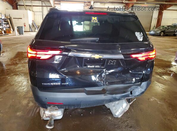 1GNEVGKWXNJ145105 2022 CHEVROLET TRAVERSE Черный Вид сзади