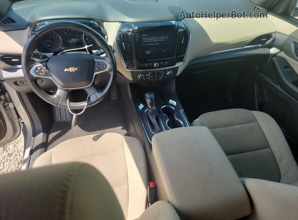 1GNEVGKWXNJ173020 2022 CHEVROLET TRAVERSE Gray Առջևի վահանակի տեսք