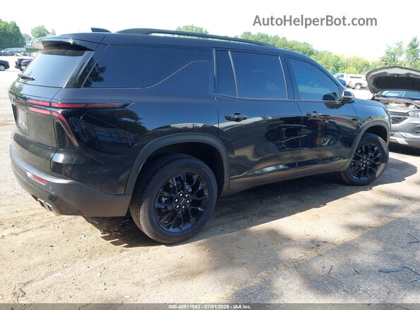 1GNEVGRS3SJ127673 2025 CHEVROLET TRAVERSE Black Tył prawy