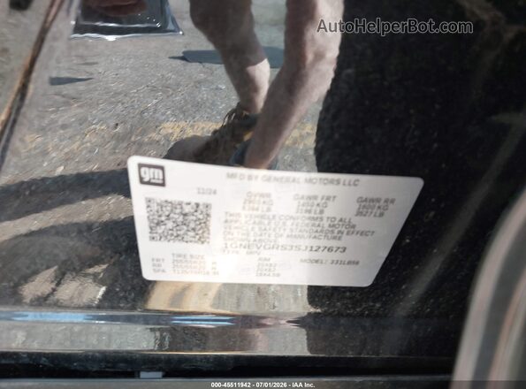 1GNEVGRS3SJ127673 2025 CHEVROLET TRAVERSE Black Widok komory silnika