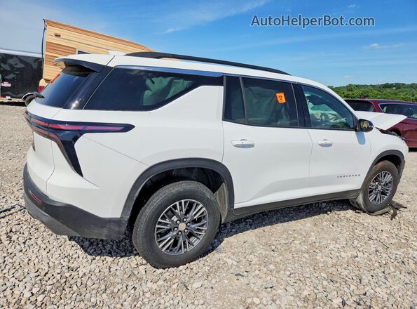 1GNEVGRS4SJ133157 2025 CHEVROLET TRAVERSE Белый Задняя правая четверть
