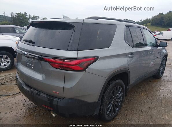 1GNEVJKW0PJ276897 2023 CHEVROLET TRAVERSE Gray Trasero derecho