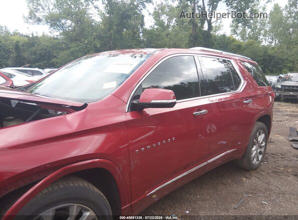 1GNEVJKW2JJ237722 2018 CHEVROLET TRAVERSE Красный Панорамный вид салона 360°