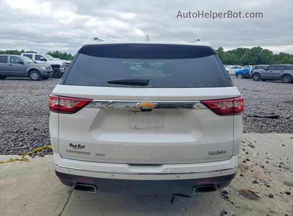 1GNEVJKW3KJ136576 2019 CHEVROLET TRAVERSE Белый Вид сзади