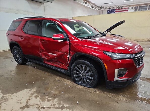 1GNEVJKWXPJ308917 2023 CHEVROLET TRAVERSE Красный Передняя правая четверть