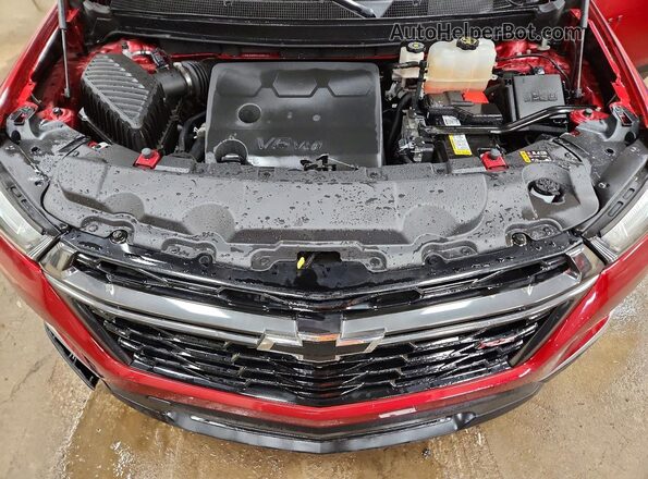 1GNEVJKWXPJ308917 2023 CHEVROLET TRAVERSE Красный Вид подкапотного пространства