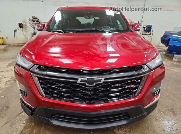 1GNEVJKWXPJ308917 2023 CHEVROLET TRAVERSE Красный Вид спереди