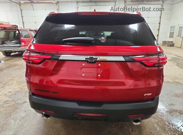 1GNEVJKWXPJ308917 2023 CHEVROLET TRAVERSE Красный Вид сзади