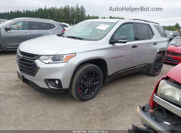 1GNEVKKW2MJ230666 2021 CHEVROLET TRAVERSE Silver Przód lewy