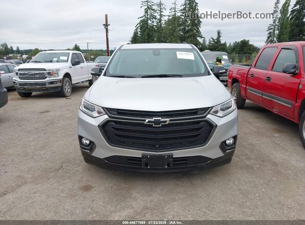 1GNEVKKW2MJ230666 2021 CHEVROLET TRAVERSE Silver Widok wnętrza z tyłu