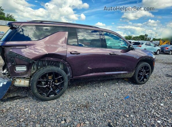 1GNEVLKS3RJ144695 2024 CHEVROLET TRAVERSE Purple Rear right