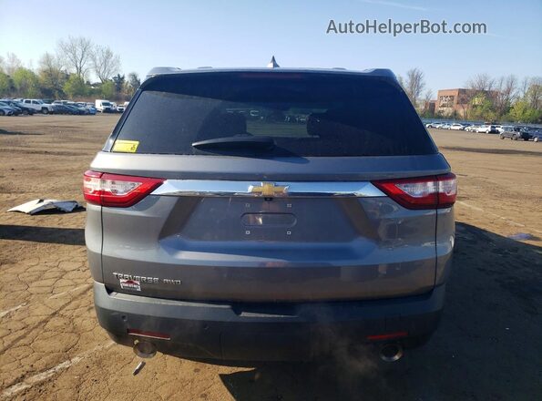 1GNEVLKW2MJ169163 2021 CHEVROLET TRAVERSE Silver Widok z tyłu