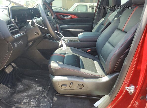1GNEVLRS3SJ188174 2025 CHEVROLET TRAVERSE Maroon Widok wnętrza z przodu