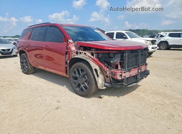 1GNEVLRS3SJ188174 2025 CHEVROLET TRAVERSE Maroon Przód prawy