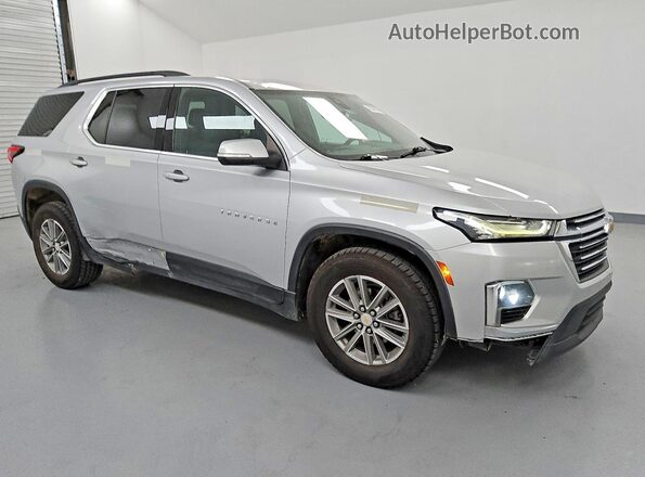 1GNEVMKW8NJ169224 2022 CHEVROLET TRAVERSE Серебряный Передняя правая четверть