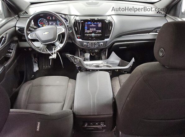 1GNEVMKW8NJ169224 2022 CHEVROLET TRAVERSE Серебряный Вид панели приборов