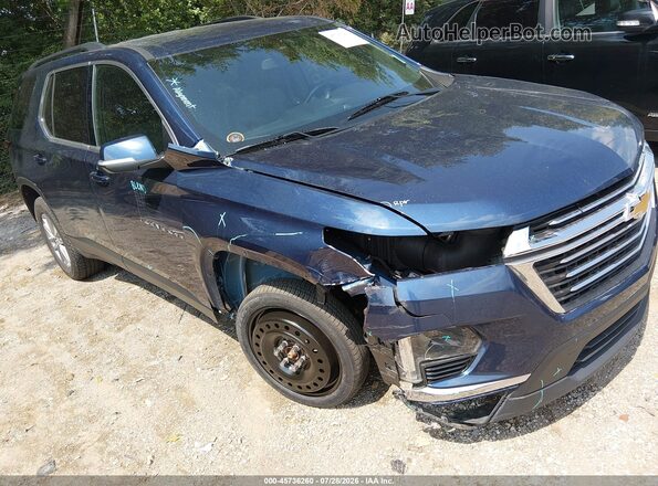 1GNEVMKW9NJ164632 2022 CHEVROLET TRAVERSE Dark Blue წინა ხედი