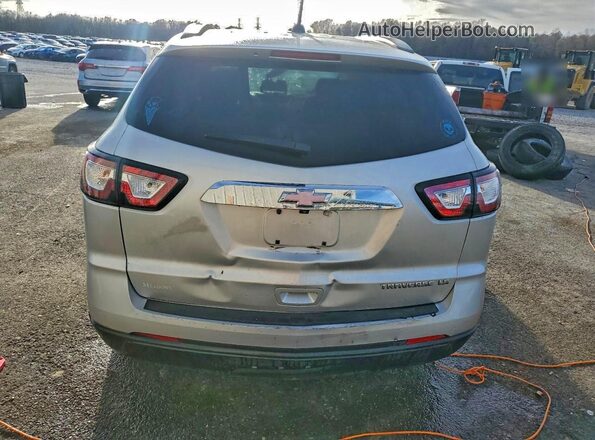 1GNKRFED1GJ244880 2016 CHEVROLET TRAVERSE Серебряный Вид сзади