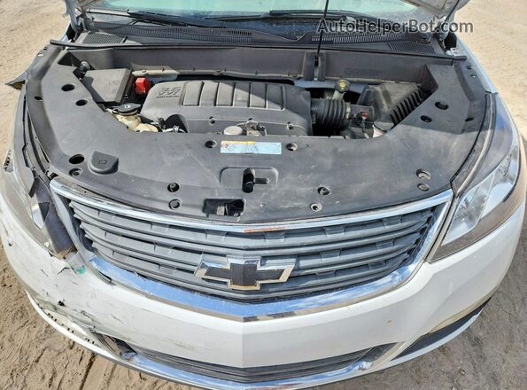 1GNKRFED9HJ271875 2017 CHEVROLET TRAVERSE White Vista del compartimento del motor
