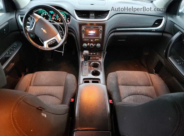 1GNKRGKD1HJ268527 2017 CHEVROLET TRAVERSE Белый Вид панели приборов