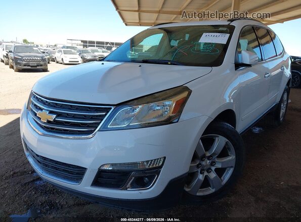 1GNKRGKD2HJ106115 2017 CHEVROLET TRAVERSE White Առջևի ձախ երեք քառորդ տեսարան