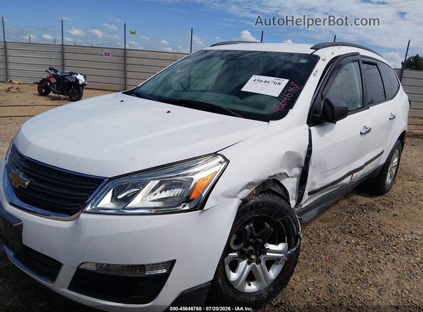 1GNKVFED2GJ191635 2016 CHEVROLET TRAVERSE White Vista tres cuartos delantera izquierda