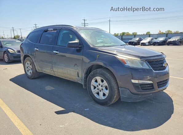 1GNKVFED4HJ144656 2017 CHEVROLET TRAVERSE Charcoal Front right