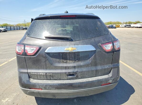 1GNKVFED4HJ144656 2017 CHEVROLET TRAVERSE Charcoal Rear view