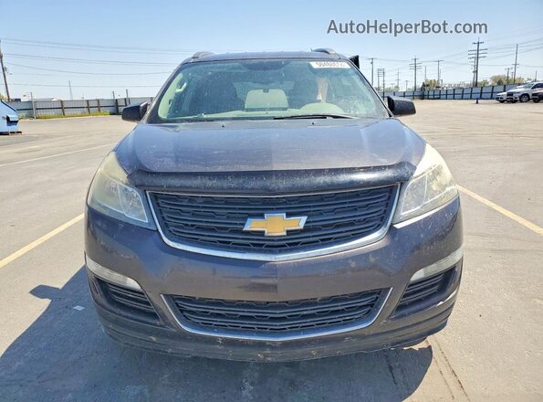 1GNKVFED4HJ144656 2017 CHEVROLET TRAVERSE Charcoal Front view