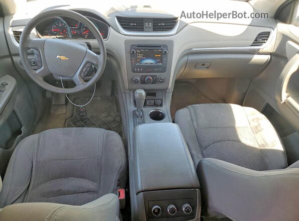 1GNKVFEDXHJ330010 2017 CHEVROLET TRAVERSE Silver Dashboard view