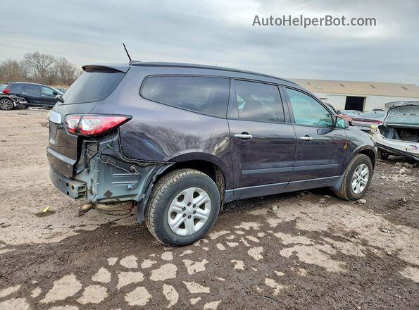 1GNKVFKD0HJ107656 2017 CHEVROLET TRAVERSE Charcoal Задня права чверть