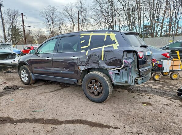1GNKVFKD0HJ107656 2017 CHEVROLET TRAVERSE Charcoal Задня ліва чверть