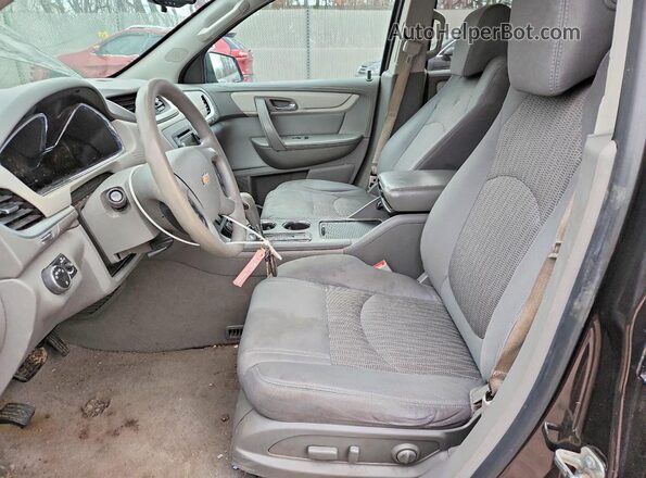 1GNKVFKD0HJ107656 2017 CHEVROLET TRAVERSE Charcoal Вид салону спереду