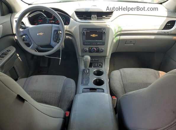 1GNKVFKD3HJ253906 2017 CHEVROLET TRAVERSE Silver Вид панелі приладів