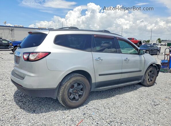 1GNKVFKD3HJ253906 2017 CHEVROLET TRAVERSE Silver Задня права чверть