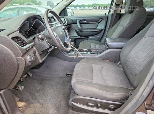 1GNKVGKD0GJ343826 2016 CHEVROLET TRAVERSE Gray Widok wnętrza z przodu