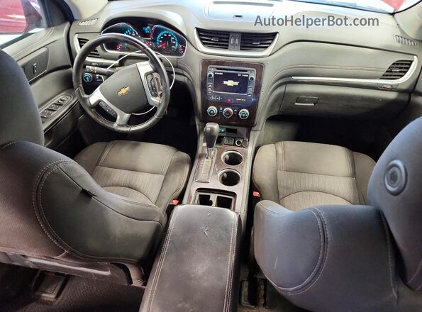 1GNKVGKD0HJ139710 2017 CHEVROLET TRAVERSE Burgundy Вид панелі приладів
