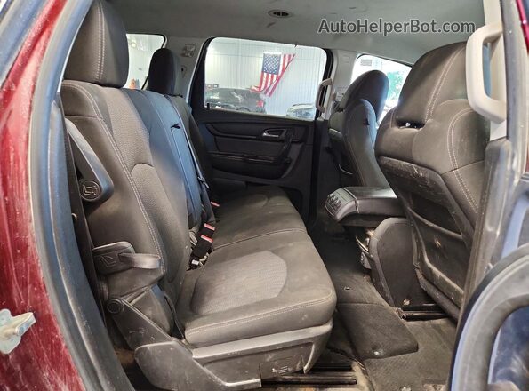 1GNKVGKD0HJ139710 2017 CHEVROLET TRAVERSE Burgundy Вид задньої частини салону