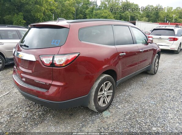 1GNKVGKD1GJ232461 2016 CHEVROLET TRAVERSE Maroon Rear right