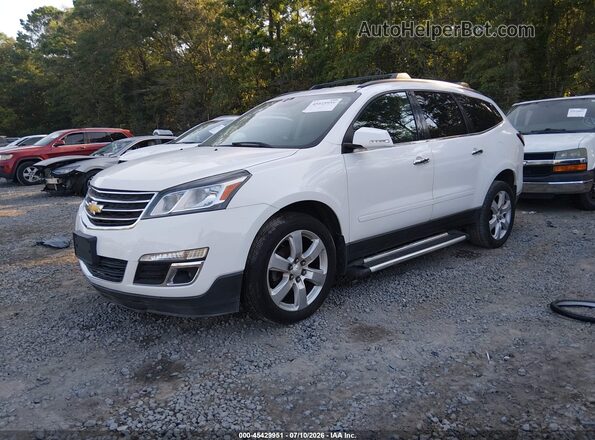 1GNKVGKD1HJ298655 2017 CHEVROLET TRAVERSE Белый Передняя левая четверть