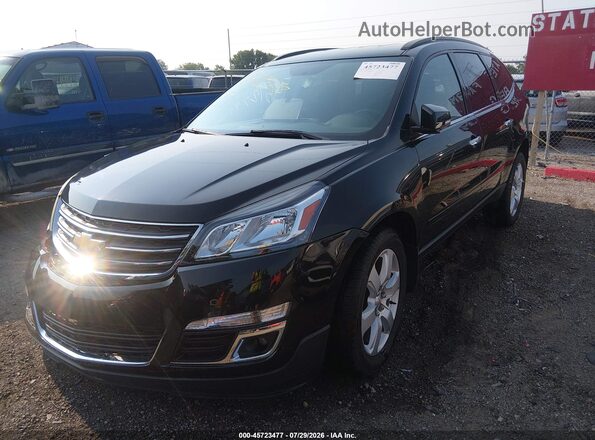 1GNKVGKD2HJ277927 2017 CHEVROLET TRAVERSE Black წინა მარცხენა ხედი სამი მეოთხედიდან