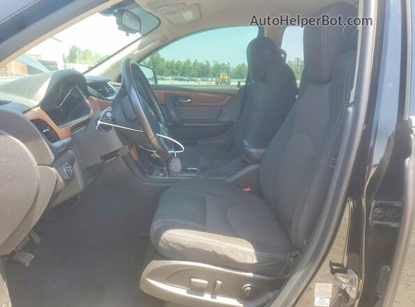 1GNKVGKD2HJ313390 2017 CHEVROLET TRAVERSE Black წინა სალონის ხედი