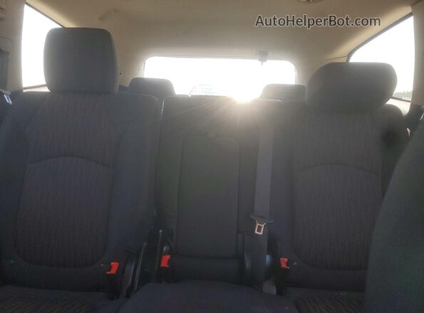 1GNKVGKD2HJ313390 2017 CHEVROLET TRAVERSE Black უკანა სავარძლების ხედი